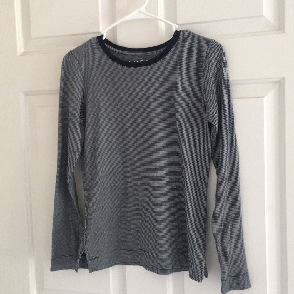 Women’s Ann Taylor Loft Striped Long Sleeve Tee